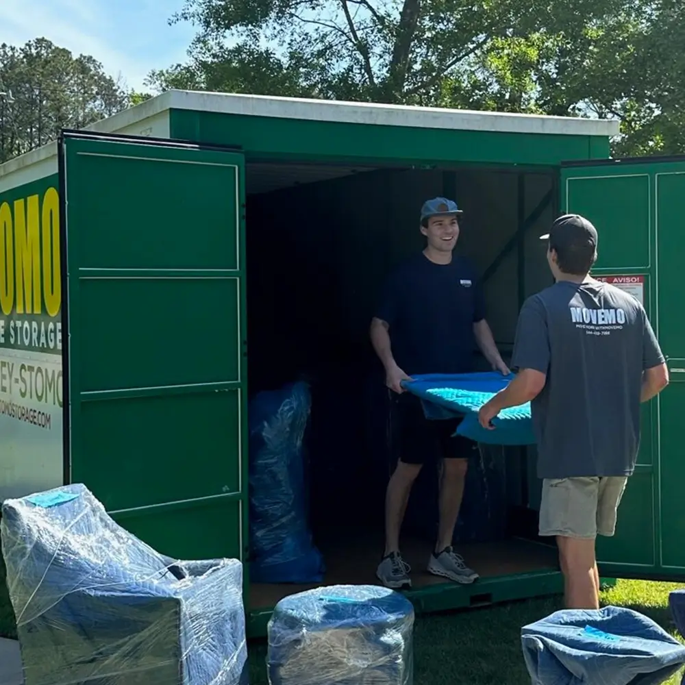 self pack moving containers