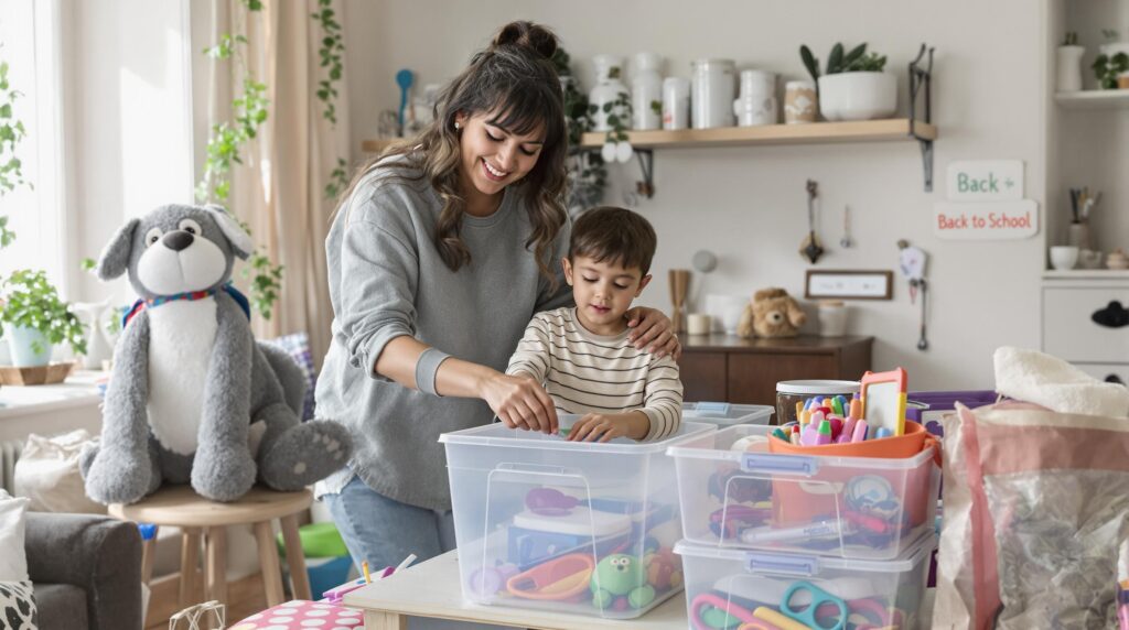 family storage organization