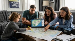 hurricane evacuation planning family