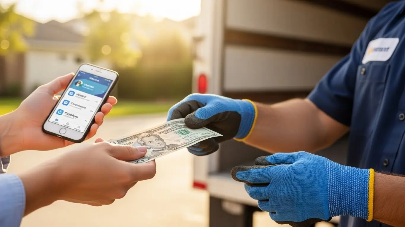 Can Pay tip by Credit