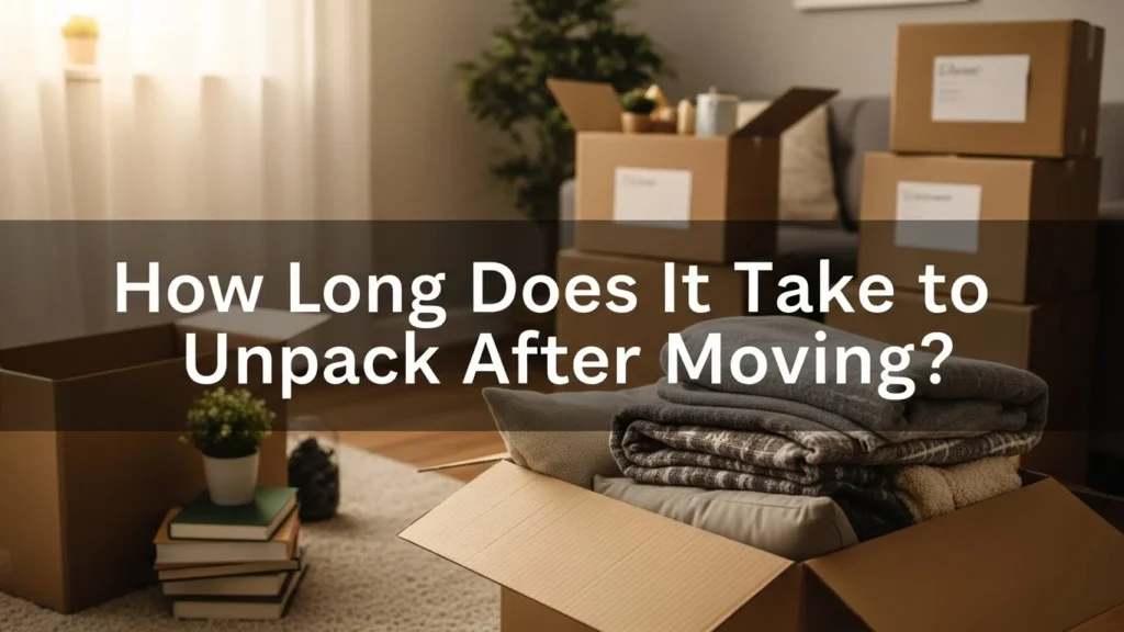 How Long Does It Take to Unpack After Moving