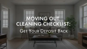 Moving Out Cleaning Checklist