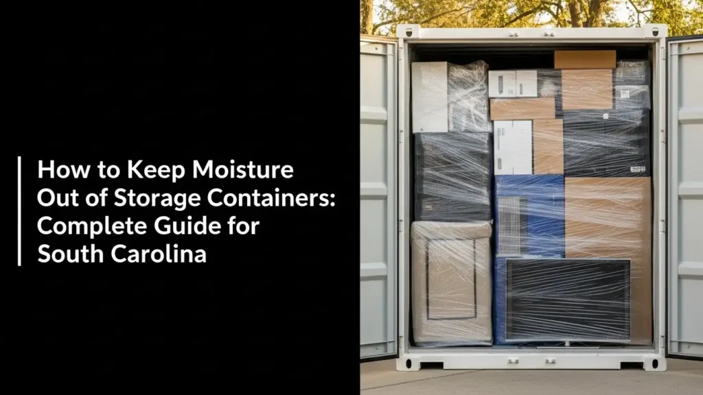 How to Keep Moisture Out of Storage Containers Complete Guide for South Carolina