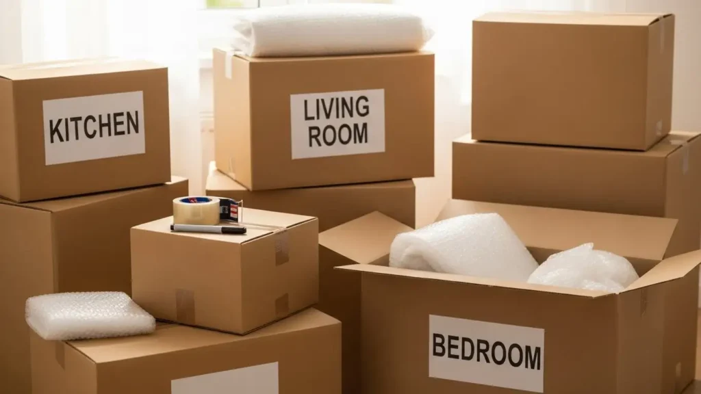 Moving Boxes Labeling