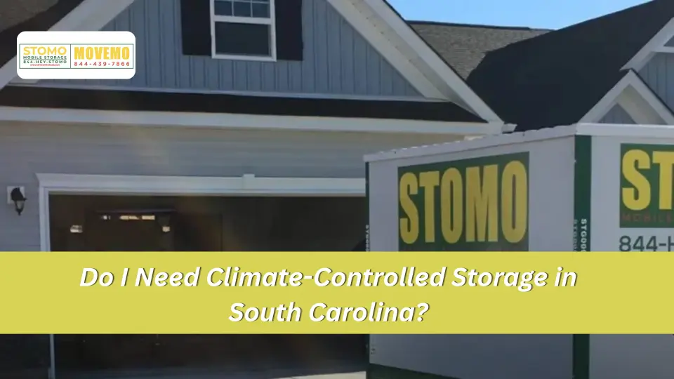 Climate Control Storage Unit in front of House